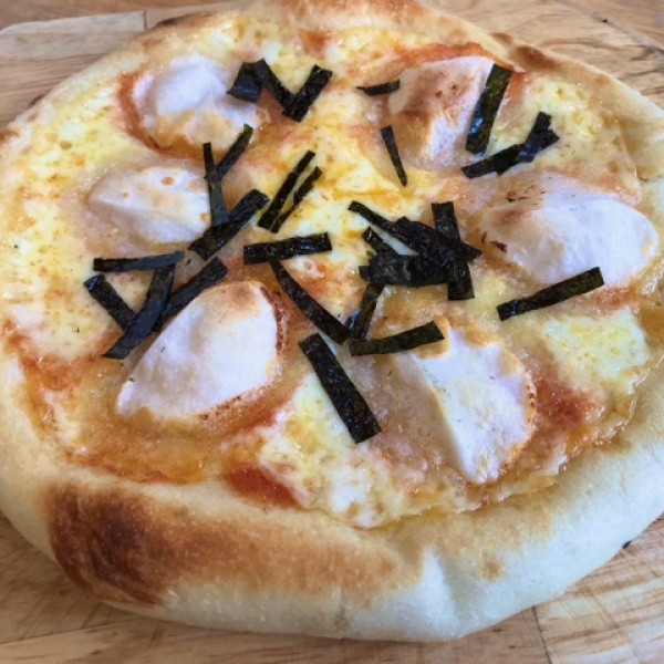 画像1: 明太もちチーズピザ