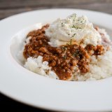 リコッタ チーズのスパイシーキーマカレー