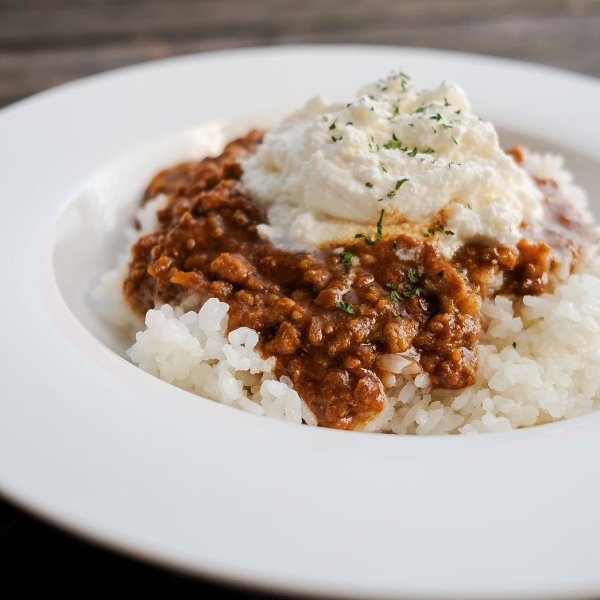 画像1: リコッタ チーズのスパイシーキーマカレー